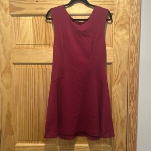 Large magenta free people business dress